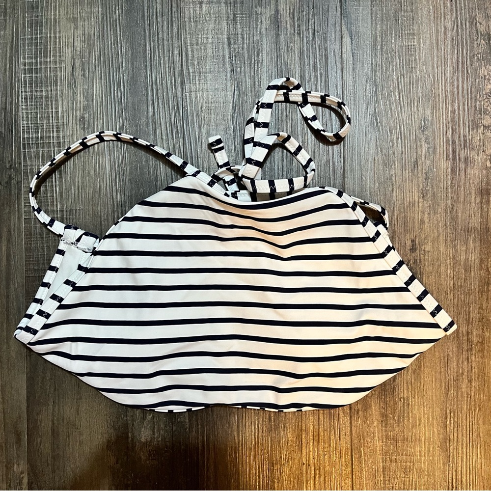 High Neck Striped Bikini Too